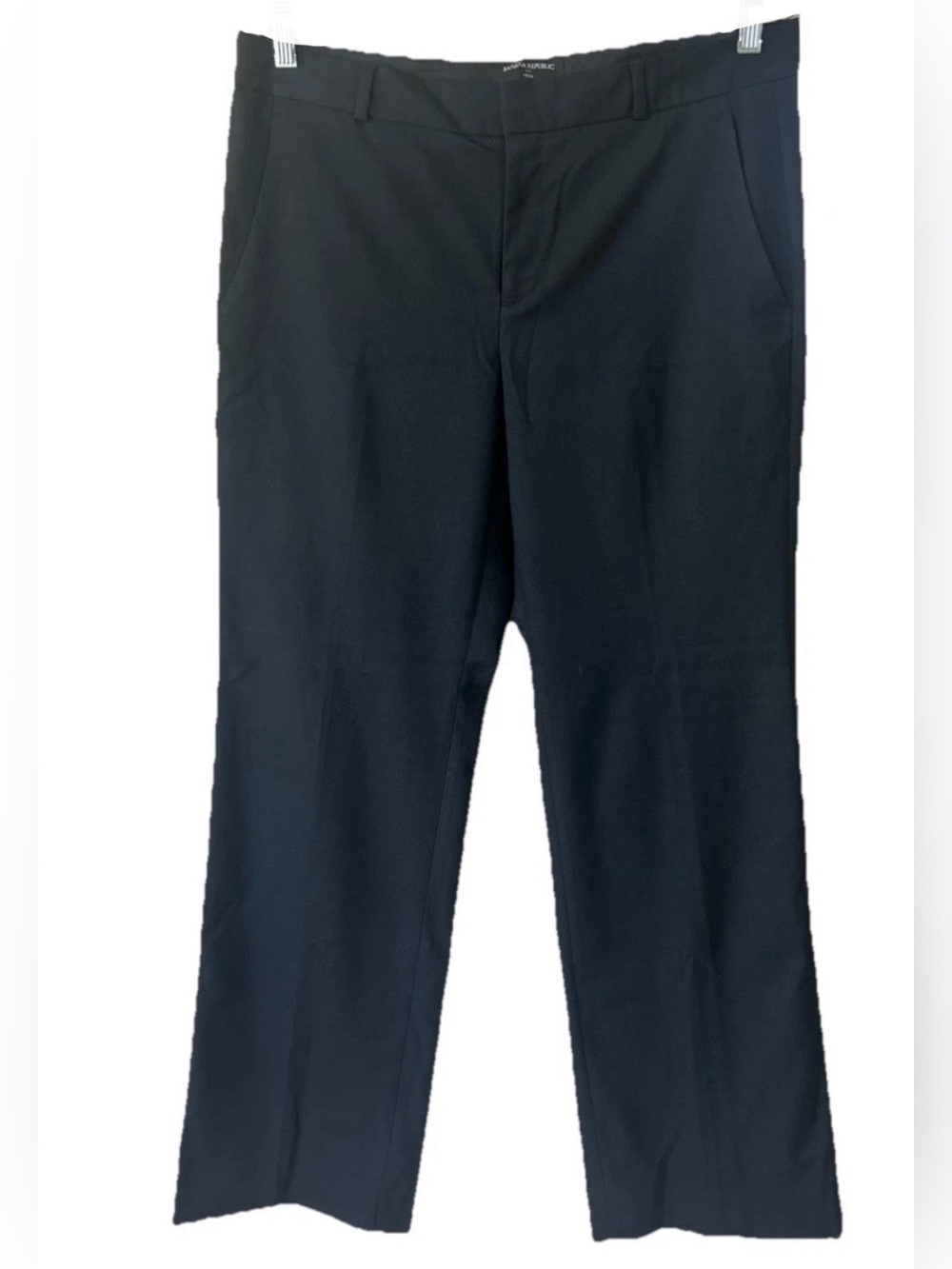 Banana Republic Logan Slim Straight Career Pants 10 Black